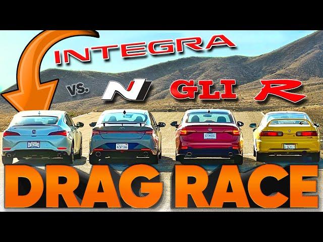 Can the new Acura Integra keep up with its peers? Or the original Type R? — Cammisa Drag Race Replay