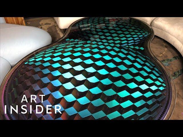 Furniture Changes Colors Depending Where You Stand