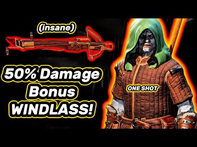 50% Damage Bonus WINDLASS/CROSSBOW Is BUSTED | Dark and Darker