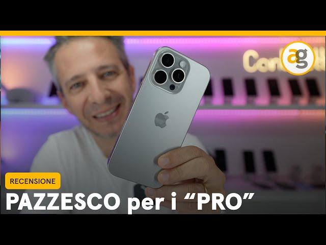 RECENSIONE iPHONE 16 pro PRO e CONTRO