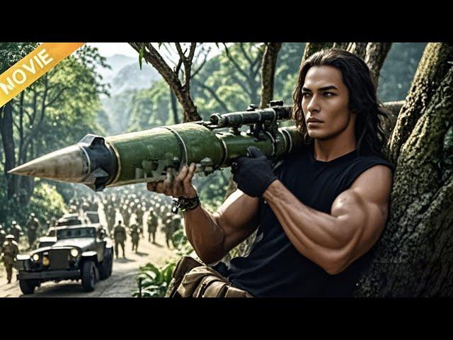 箭神小夥化身獵人埋伏樹上，扛起火箭攻擊日軍！抗日 MMA | Kung Fu