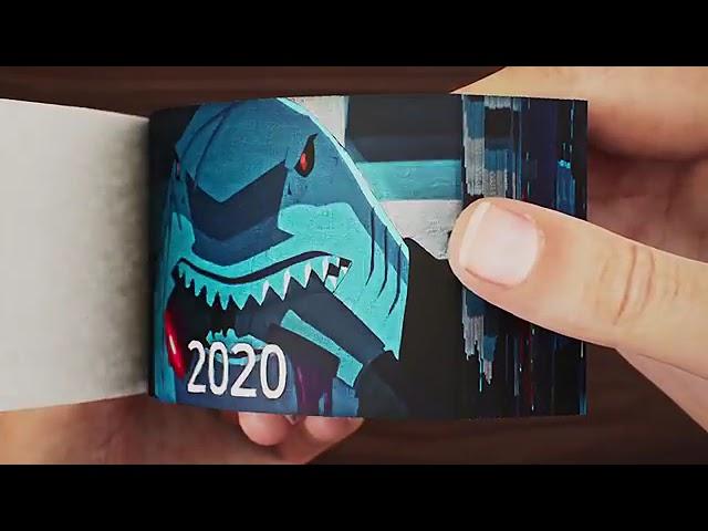 Evolution of King Shark Flip Book...@GLA XON FLIP BOOK