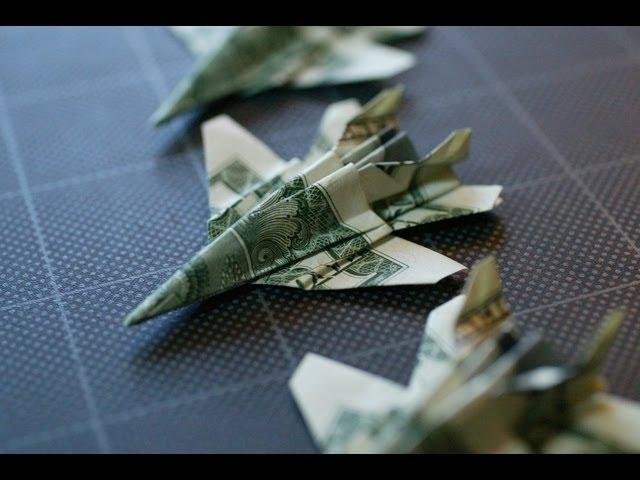 Dollar Origami F-18: Take 2 (Full Video)
