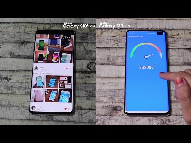 [SpeedTest] 8GB vs 12GB Samsung Galaxy S10+ Plus (Exynos) : Is 12GB RAM overkill?