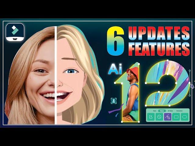 Top 6 AWESOME FEATURES & UPDATES In Filmora 12 #filmora12tutorial