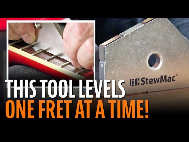 Spot leveling one fret at a time with the Fret Kisser