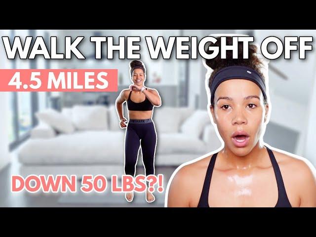 4.5 MILE Fat Burning Indoor Walk (BURN OVER 600 CALORIES!!) Beginner Friendly | growwithjo