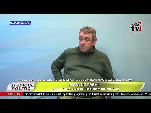 STUDIOUL POLITIC - 07.11.2024 - Eduard Berca