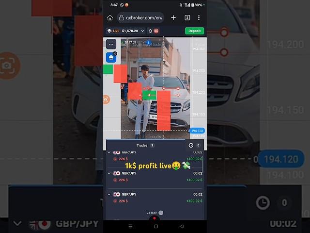 1k$ profit live quotex trading strategy