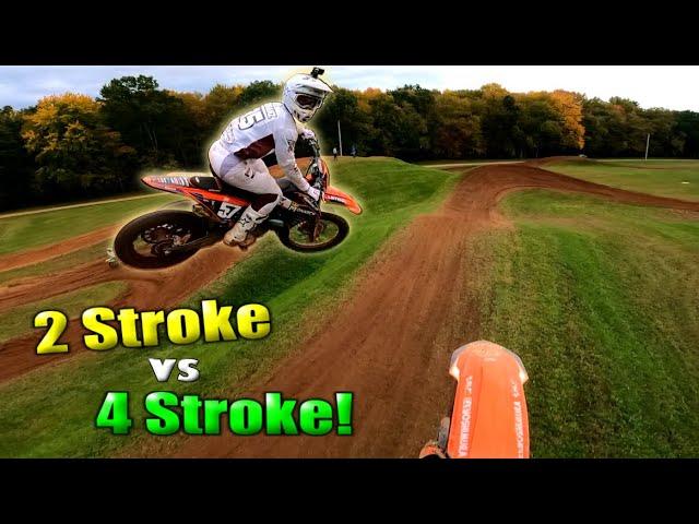 2-Stroke vs 4-Stroke BATTLE on EPIC GOLF COURSE TRACK!