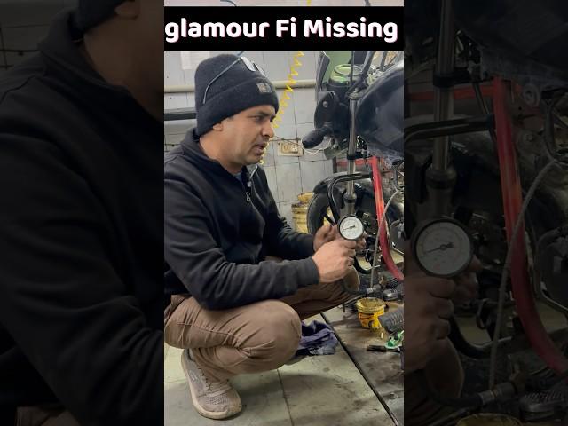 glamour Fi Missing Problem Solve, #bikeservice #mechanic  #automobile #agrabikemechanic #shortsvideo