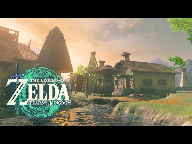 ️ Hateno Village｜Tears of the Kingdom｜ZELDA Ambience｜Relaxing Zelda BGM