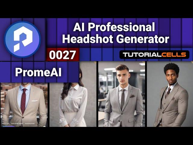 0027. AI Professional Headshot Generator in PromeAI ( AI art generator )