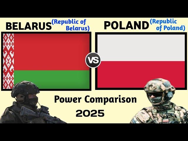 Poland vs Belarus Military Power Comparison 2025 | Belarus vs Poland Military 2025