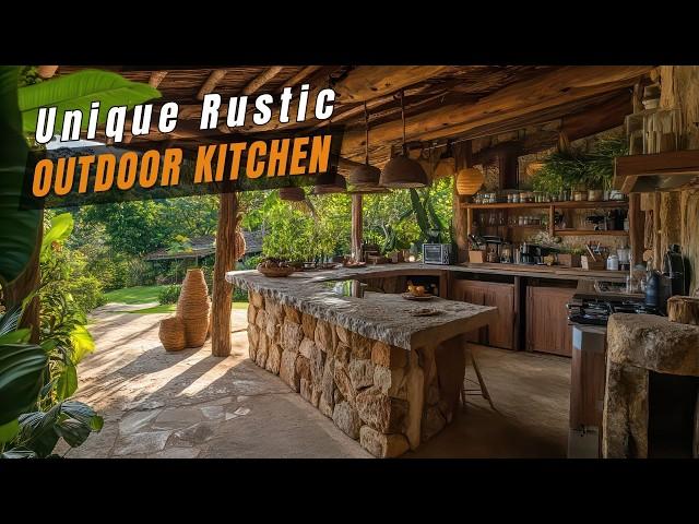 Rustic Outdoor Kitchen Ideas You May Have Never Dreamed Of