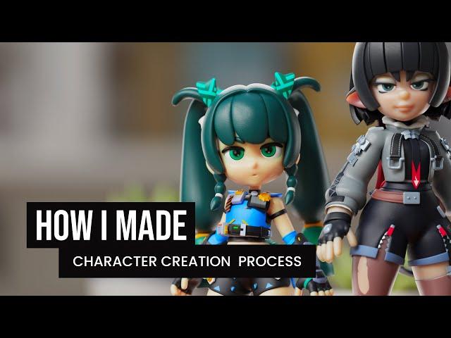 How I Made Zenless Zone Zero Characters - Blender Character Creation Process