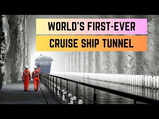 Inside the $325 Million World's First and LARGEST Cruise Ship Tunnel