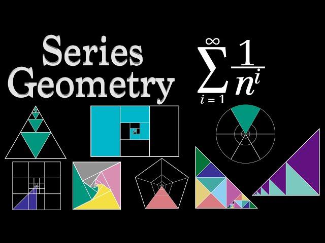 Beautiful Geometry behind Geometric Series (8 dissection visual proofs without words) #math #series