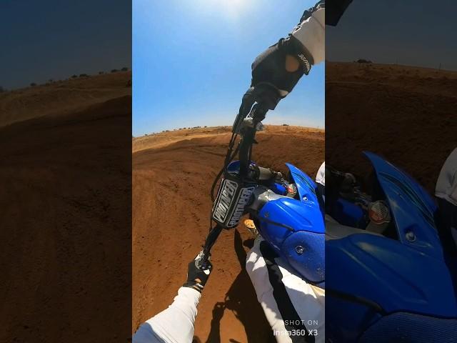 cruising first laps of new arena cross track for the local night round #yz450f #motocross  #yamaha
