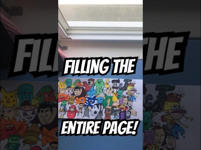 Covering A Page Entirely With Memes! Pt. 44 Brr Brr Patipim #posca #art #shorts #viral