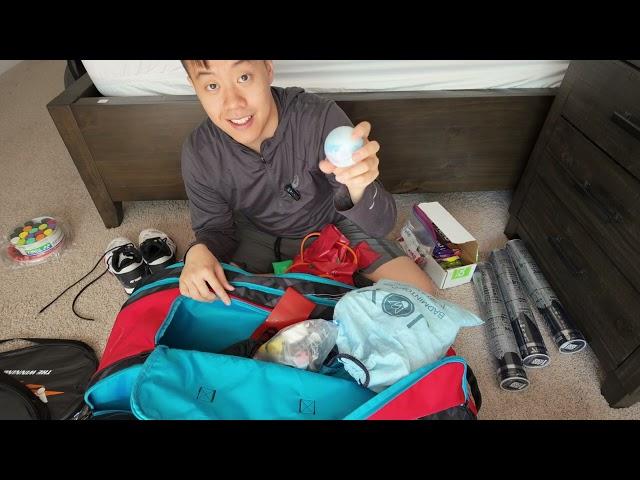 Packing my badminton bag for my Chicago Training Trip || Day 0