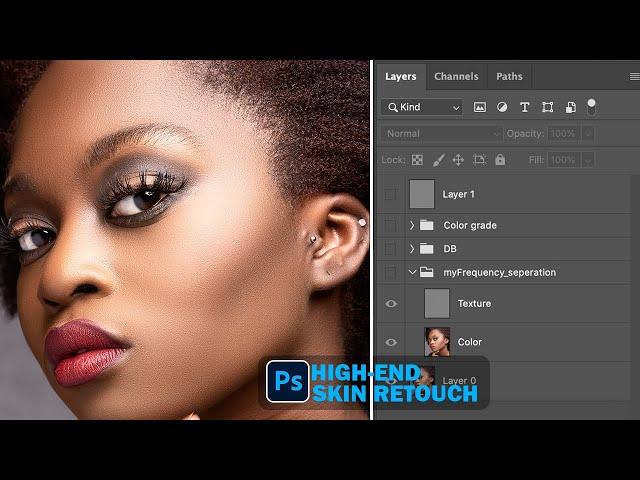 Beauty Portrait Retouch | High-End Retouching (with Photoshop and Frequency separation) + RAW IMAGE