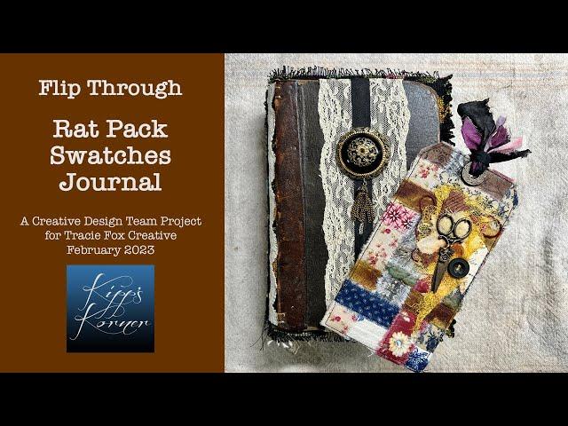 Flip Through: Rat Pack Swatches Journal | CDT Project for Tracie Fox Creative | #adfeature