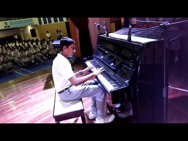 Bavin Binu Thomas, playing FANTAISIE IMPROMPTU, composed by Frederic Chopin.