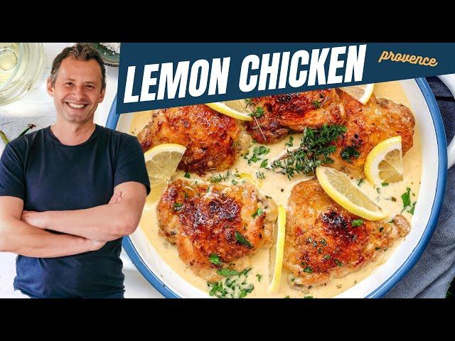 Delicious Provence-Style Garlic Lemon Chicken Recipe