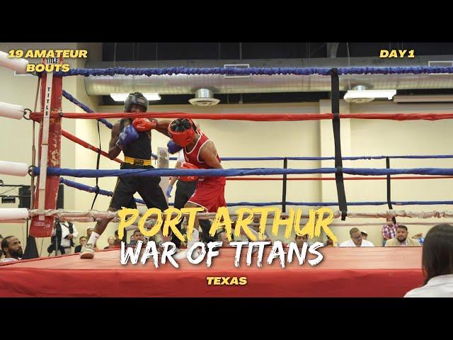 WAR OF TITANS! Amateur USA Boxing Tournament in Port Arthur, TX! Part 1