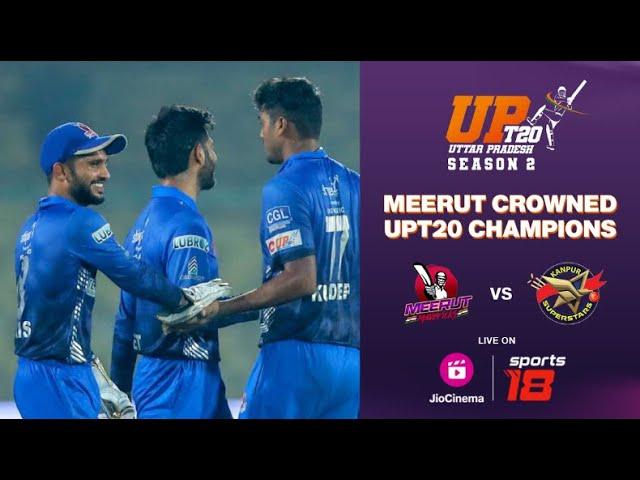 Meerut Mavericks vs Kanpu Superstars | UPT20 Final | JioCinema & Sports18