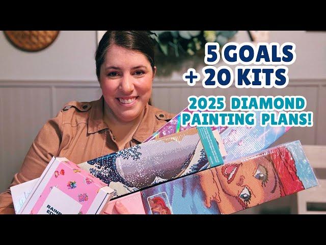 5 Goals + 20 Diamond Paintings for 2025 - Plan With Me!