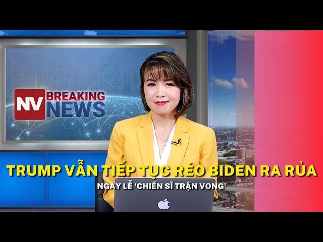 Trump vẫn tiếp tục réo Biden ra rủa ngày lễ 'Chiến sĩ trận vong'
