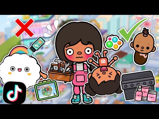 Testing TIKTOK Toca boca HACKS || Are They REAL or FAKE??  || with voice 
