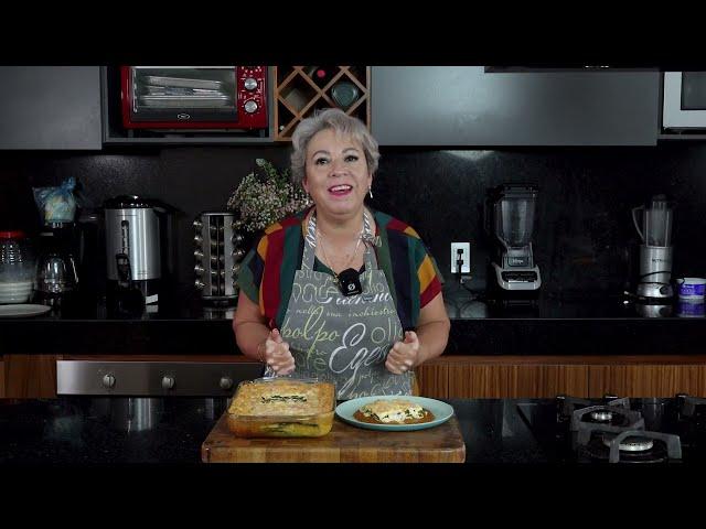 Como Hacer El Pastel De Chile Poblano, Cocinando con angel