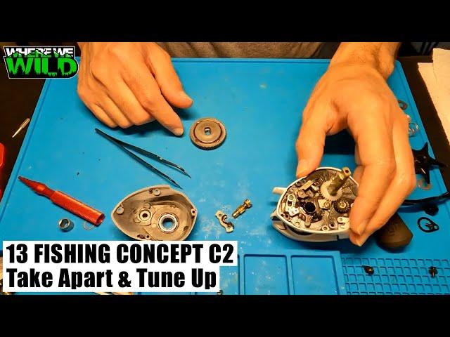 13 FISHING CONCEPT C2 - Take Apart & Tune up - Fishing Reel Maintenance