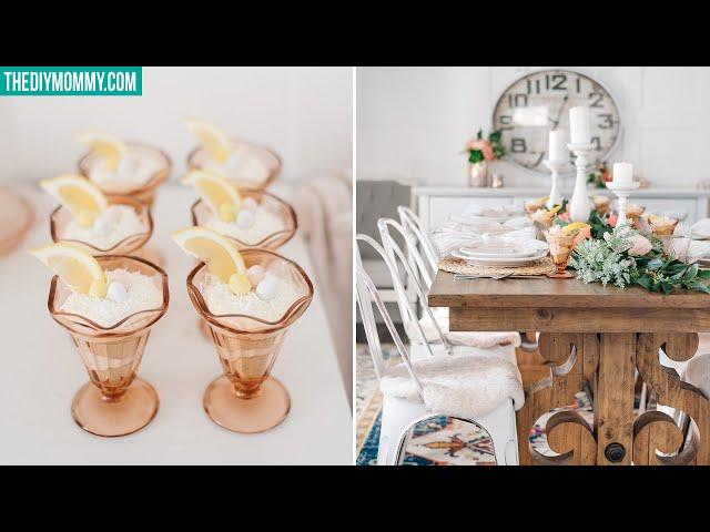 DECORATE, DIY & DESSERT | Spring Tablescape Idea