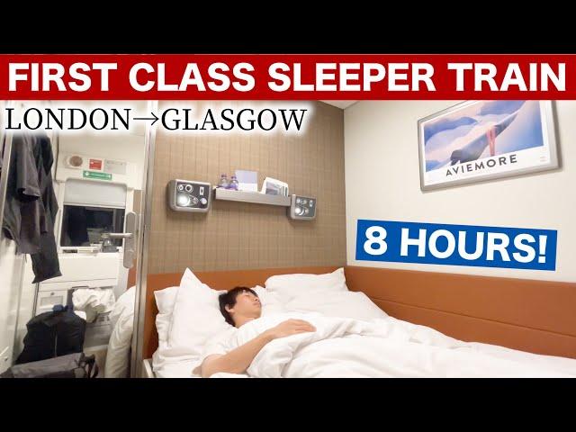 Trying the British First Class Sleeper Train from England to Scotland | The Caledonian Sleeper