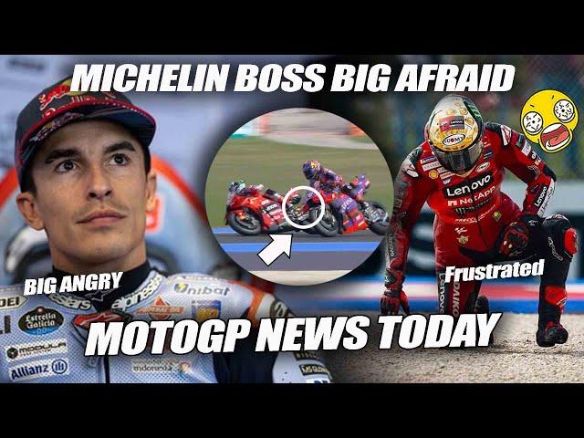 EVERYONE SHOCKED Bagnaia FRUSTRATED, Michelin Boss AFRAID Under INVESTIGATION, Marquez BIG ANGRY