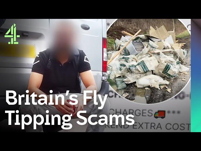 Britain's Illegal Fly Tipping Gangs: Exposed | Rubbish Tip Britain | Dispatches | Channel 4