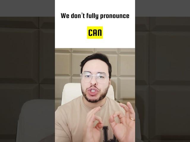  How to Pronounce “Can” Naturally in English! ️ #pronunciation #learnenglish #english #esl