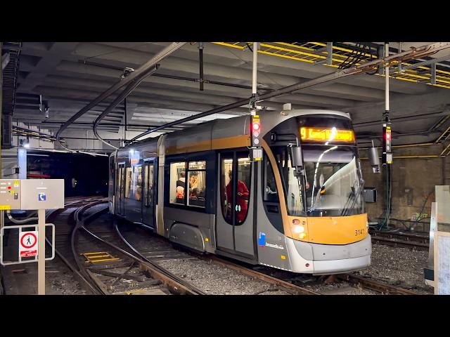 Trams and Premetro in Brussels, Belgium  | 2024