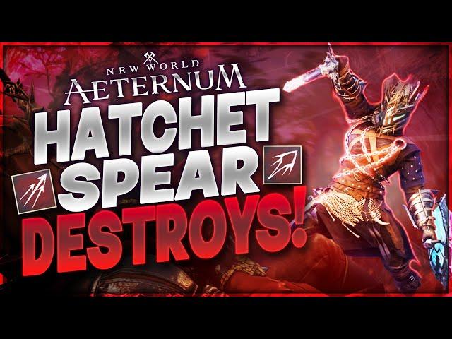 *UPDATED* Spear & Hatchet PvP Build! - New World Aeternum