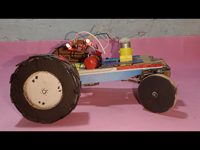 Tractor kese banaye || How to make a remote control tractor ||