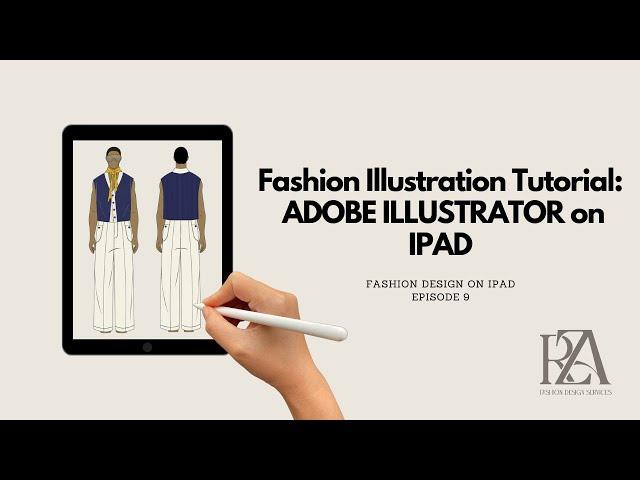 Fashion Illustration Tutorial: ADOBE ILLUSTRATOR on IPAD