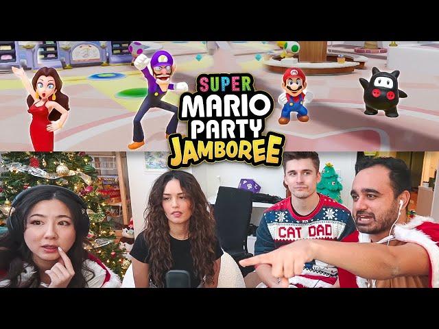 I went to LA and played Mario Party IRL with fuslie, Valkyrae, and Ludwig!