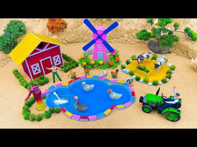 WATCH OUT! Don't Miss This $1 Mini Farm Adventure! | DIY Mini Farm & Water Pump