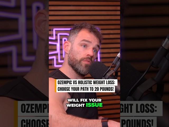 OZEMPIC VS HOLISTIC WEIGHT LOSS: CHOOSE YOUR PATH TO 20 POUNDS‼️ #ozempic #weightloss