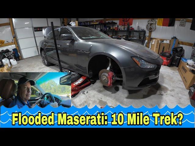 Will My Submerged Maserati Survive A 10 Mile Journey?